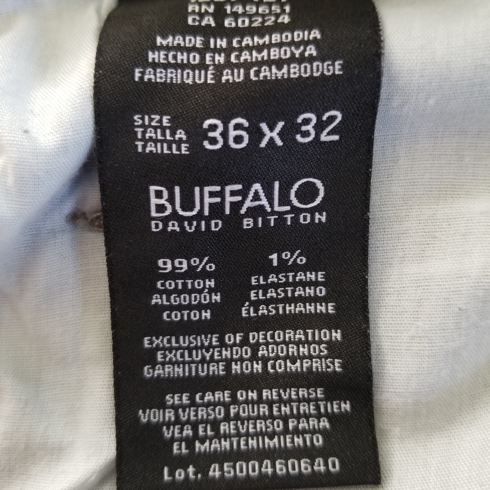 Buffalo David Bitton Men's Jackson-X Straight Jeans Size: 36 - Picture 8 of 9